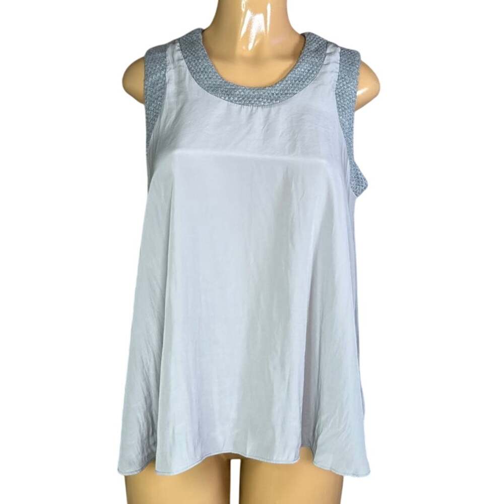 Lola & Sophie Gray Sleeveless Tank Top Size Small